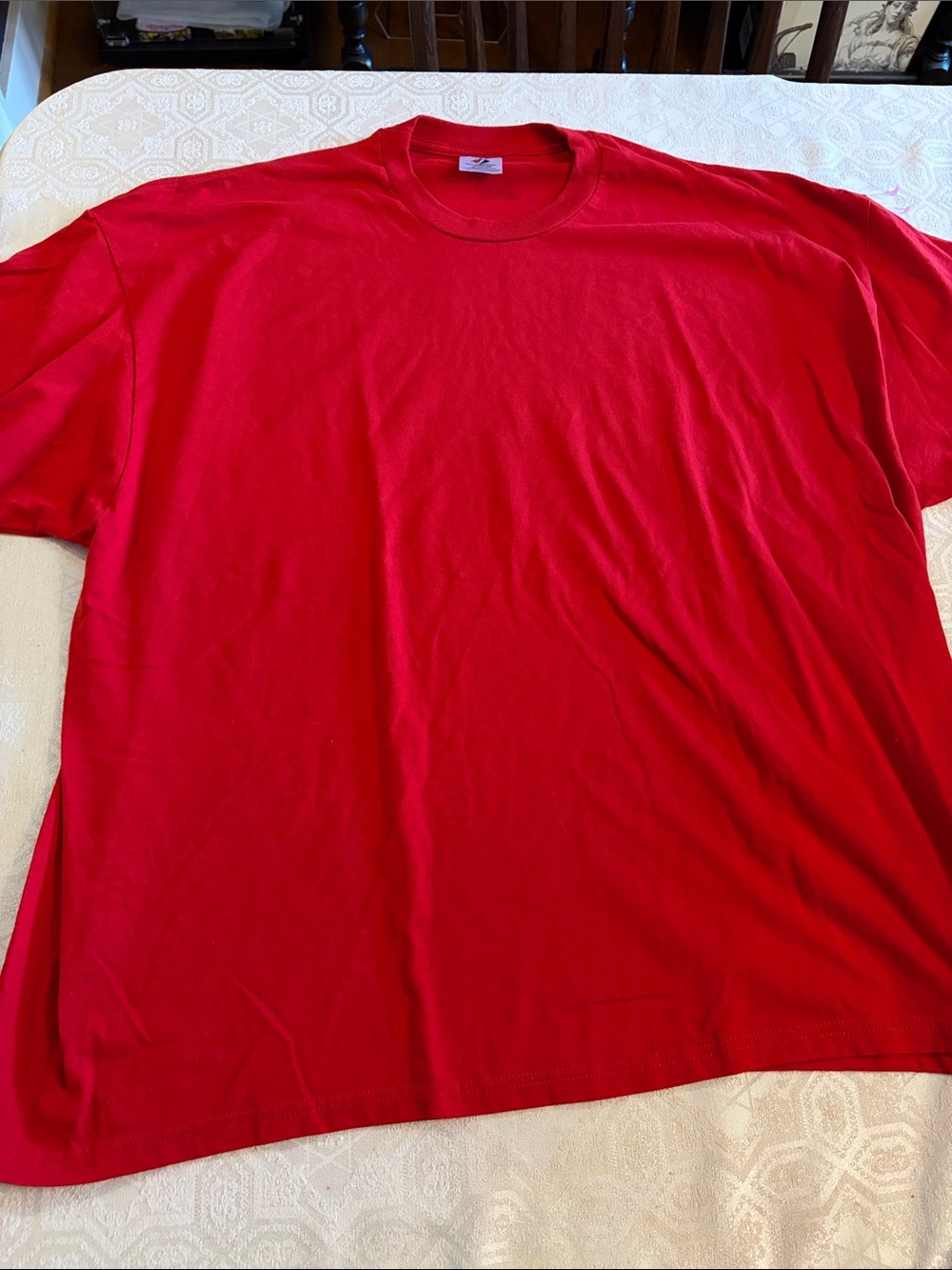 Jerzees Red Short Sleeve Crewneck T-Shirt
